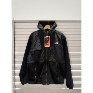 The North Face Denali Hoodie Mens Small Black Zip Fleece Jacket NWT brand new